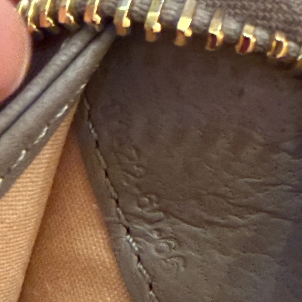 Chloe Marcie Full Zip Around Continental Wallet Gray - Picture 14 of 15
